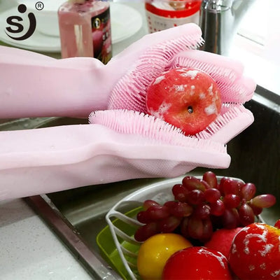 SuperScrub Silicone Gloves – Clean Smarter, Not Harder FREE SHIPPING