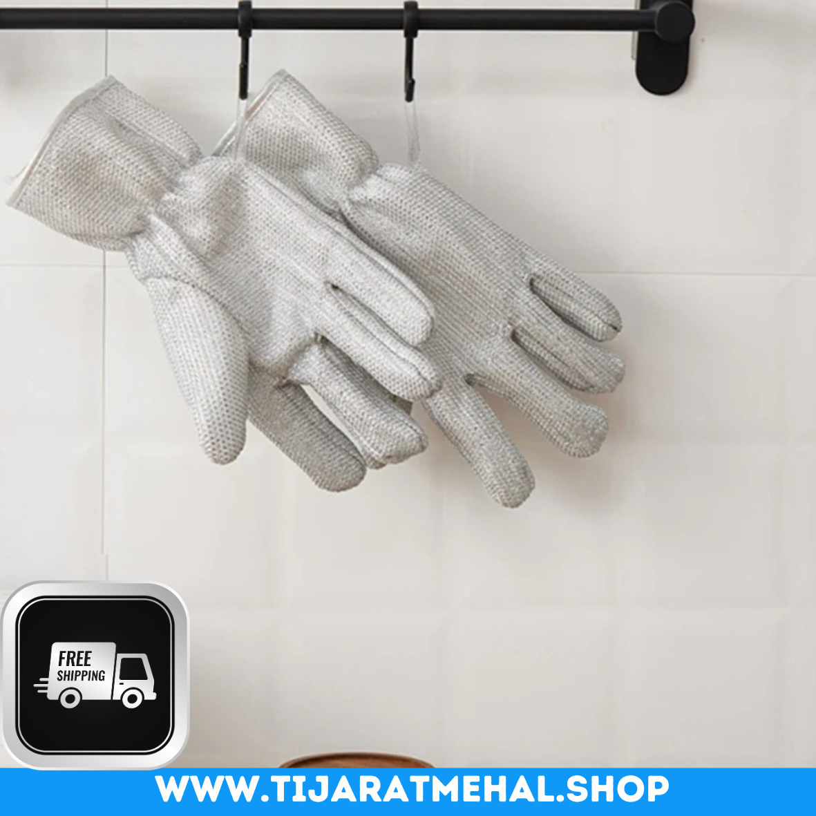 Premium Steel Dishwashing Gloves - Tough on Dirt, Gentle on Hands