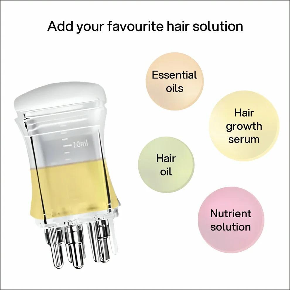 Hair Oil Scalp Applicator Comb Massager