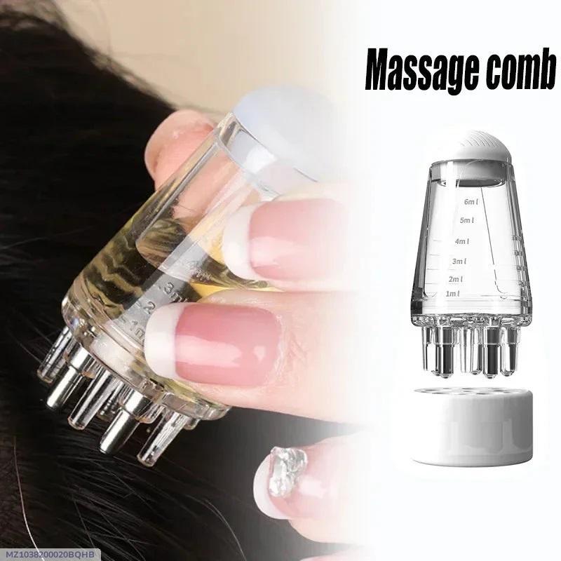 Hair Oil Scalp Applicator Comb Massager