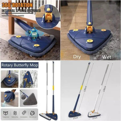 Triangle Mop 360 Adjustable With Twist Squeeze