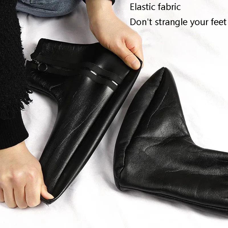 Comfortable Leather Socks for Winters