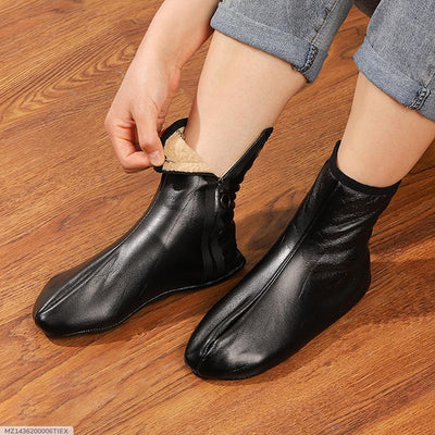 Comfortable Leather Socks for Winters