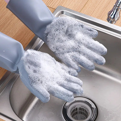 SuperScrub Silicone Gloves – Clean Smarter, Not Harder FREE SHIPPING