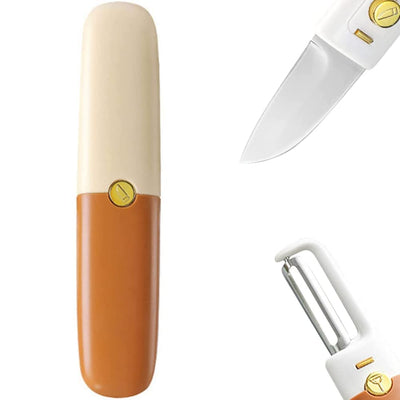 Stainless Steel 2 in 1 Knife with Peeler, Fruit Cutting Knife & Peeler No Ratings