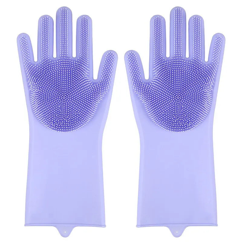 SuperScrub Silicone Gloves – Clean Smarter, Not Harder FREE SHIPPING