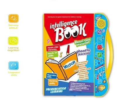 Intelligence Book English Letters Words Learning Language E-book Toddlers Preschool Educational Toys